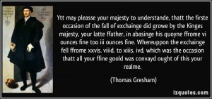 Thomas Gresham's Law